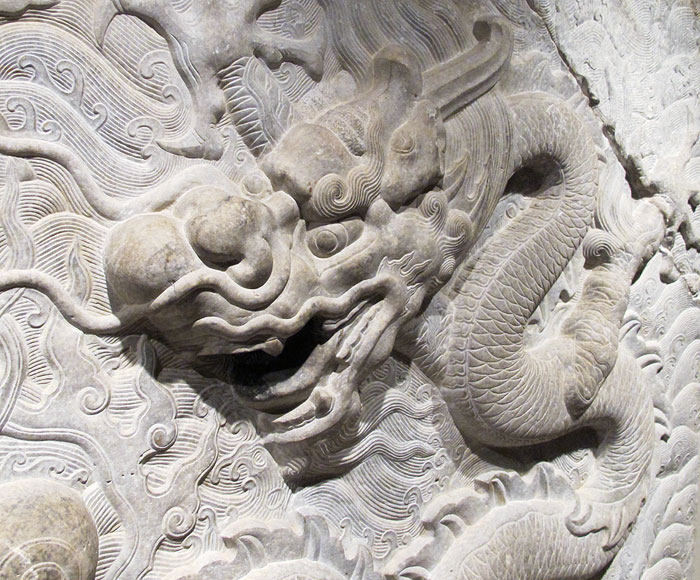 Chinese – RELIEF WITH DESIGN OF DRAGONS