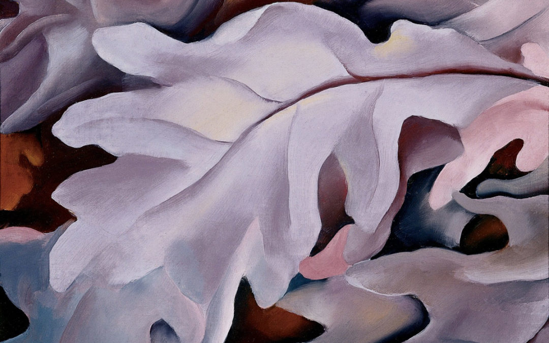 Georgia O’Keeffe – PURPLE LEAVES