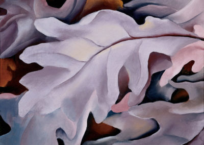 Georgia O’Keeffe – PURPLE LEAVES