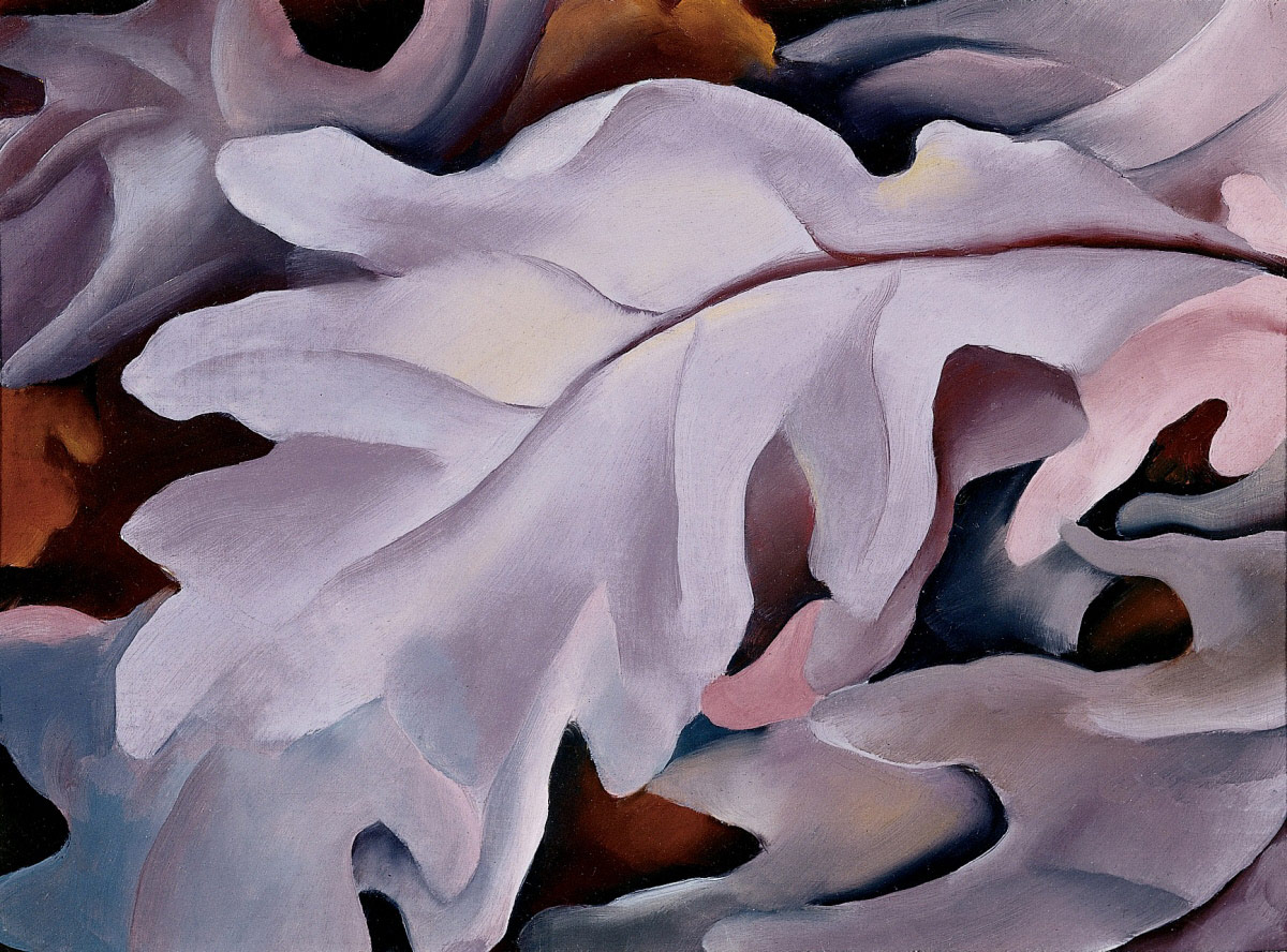 Georgia O'Keeffe - PURPLE LEAVES