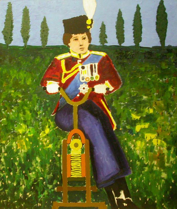 painting of Boy in Uniform