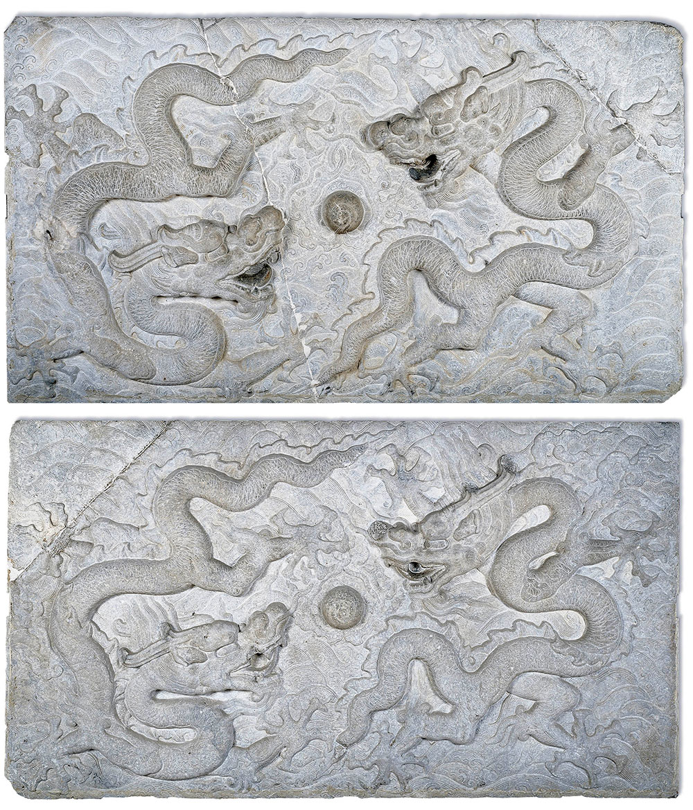 Chinese - RELIEF WITH DESIGN OF DRAGONS