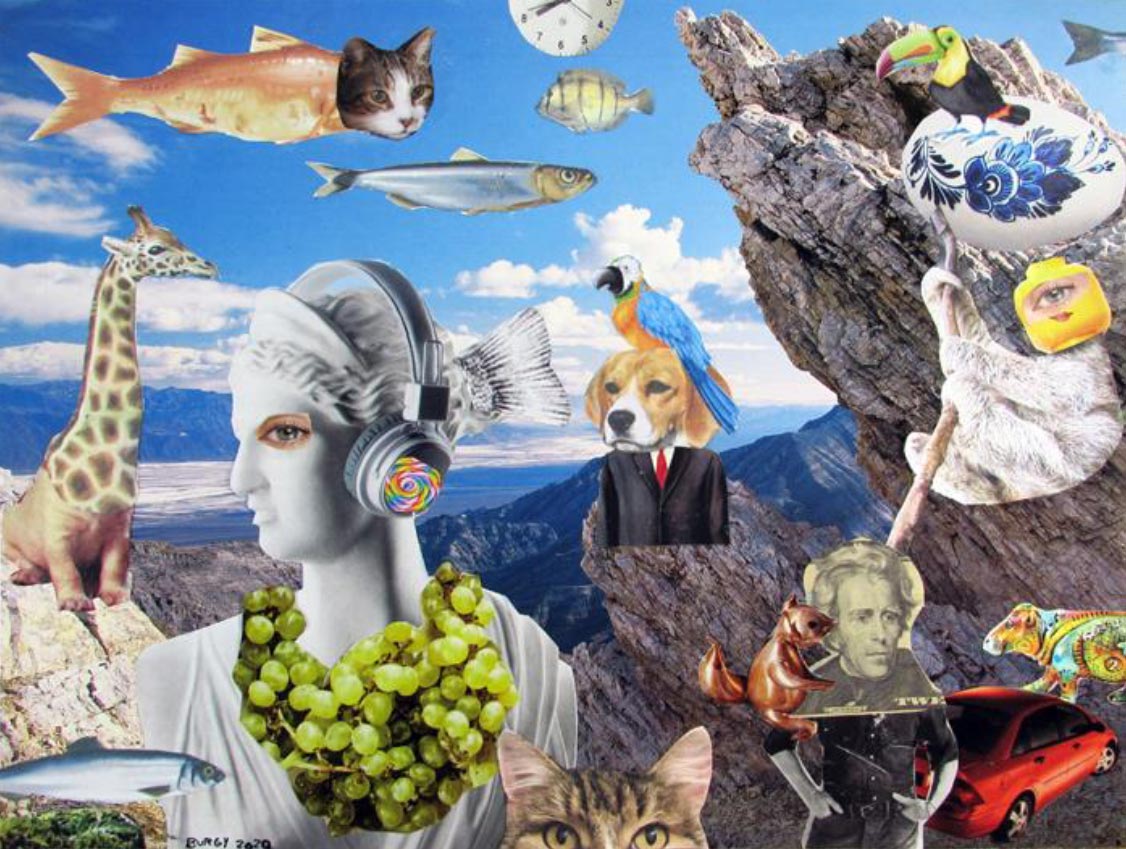 surreal collage