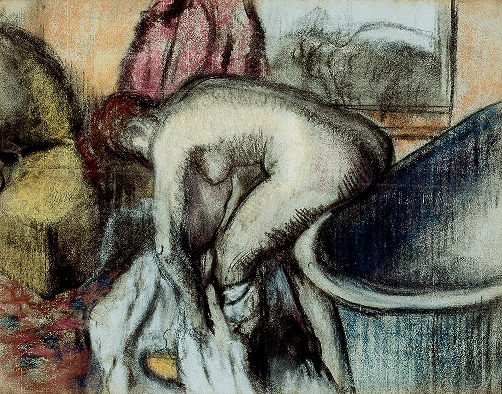 Edgar Degas - AFTER THE BATH