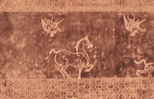 Chinese Western Han Dynasty – TOMB WALL TILE