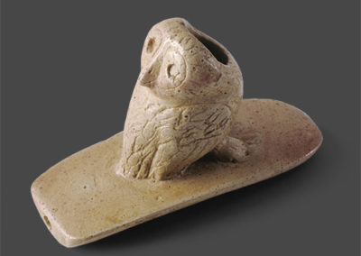 Native American – OWL EFFIGY PIPE