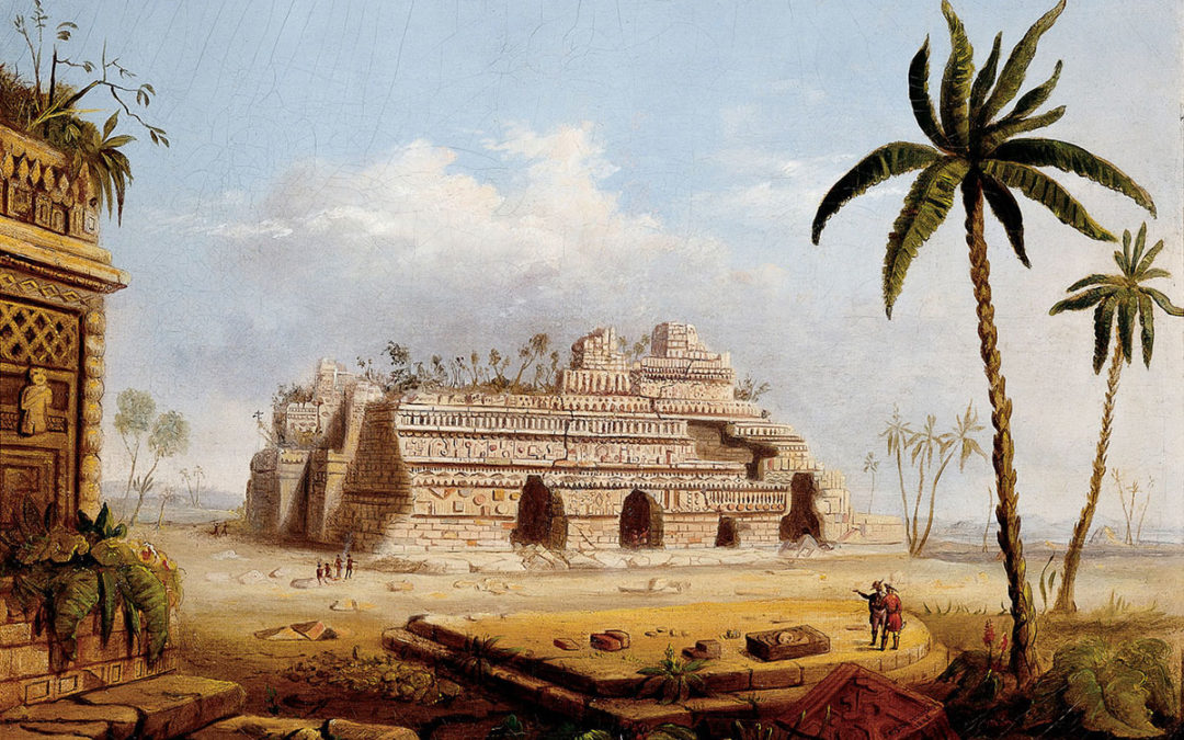 Robert S. Duncanson – MAYAN RUINS, YUCATAN