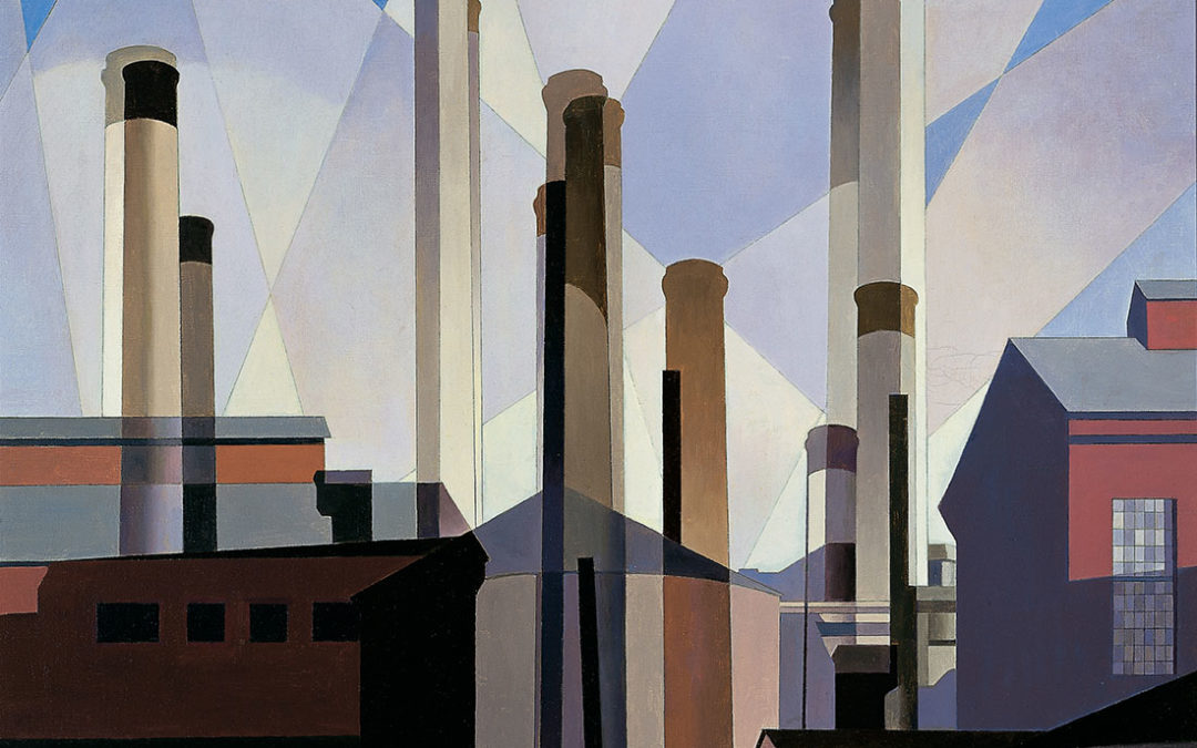Charles Sheeler – STACKS IN CELEBRATION