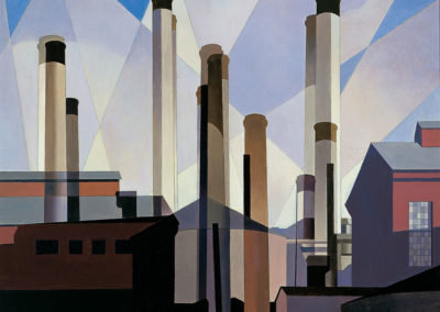 Charles Sheeler – STACKS IN CELEBRATION