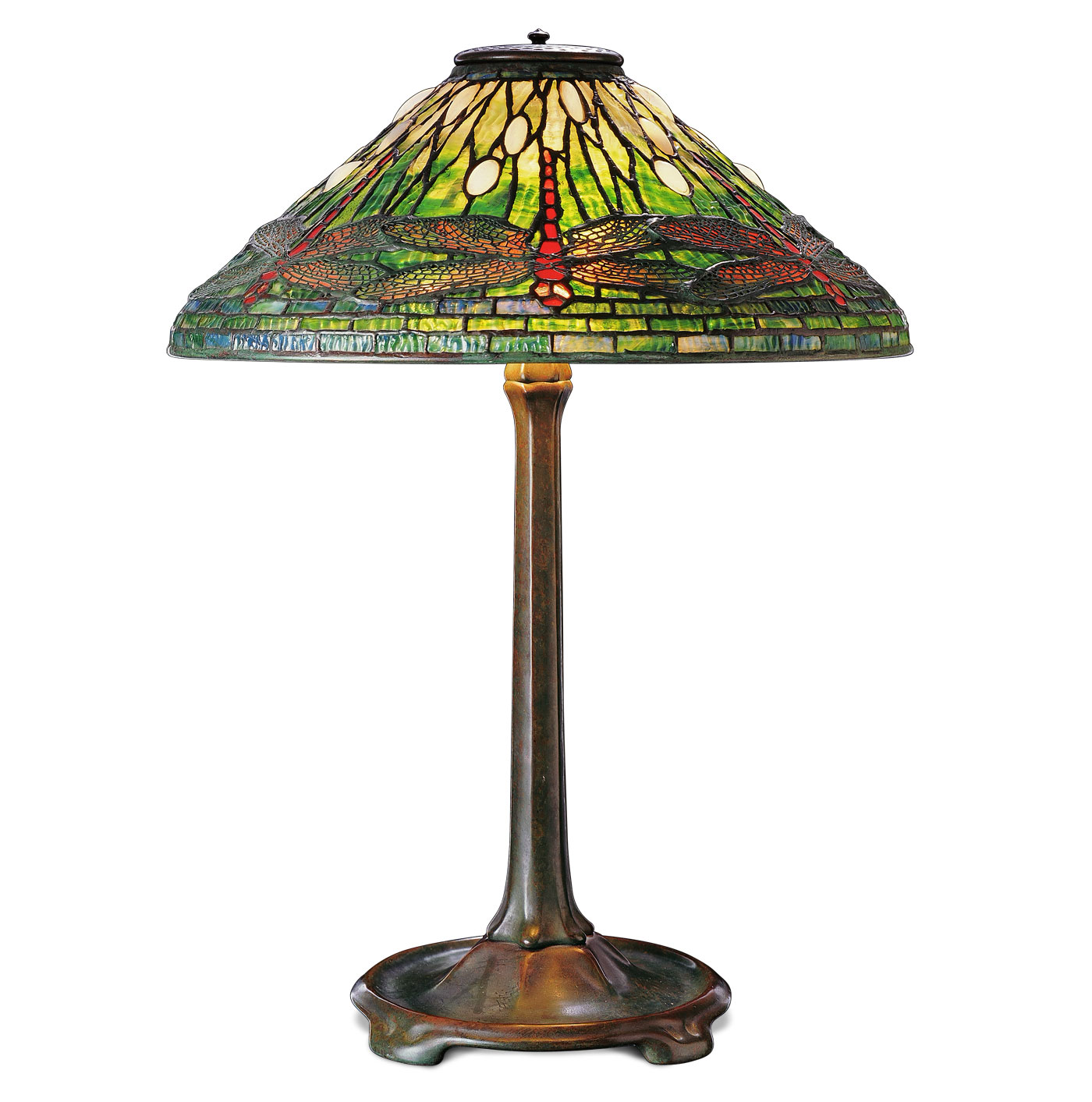 Clara  Driscoll-DRAGONFLY LAMP