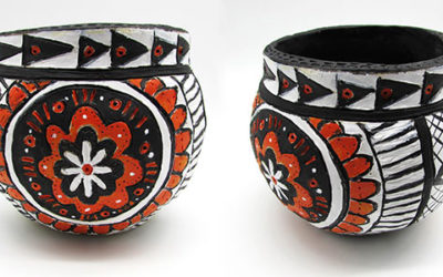 Native American-Inspired Clay Bowls