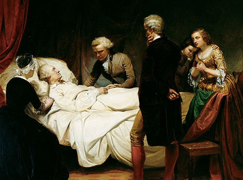 Junius Brutus Stearns – WASHINGTON ON HIS DEATHBED
