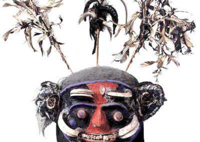 Vanuatuan –  DOUBLE-FACED HEADDRESS MASK FOR NALAWAN RITUAL