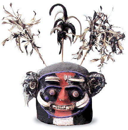 Vanuatuan –  DOUBLE-FACED HEADDRESS MASK FOR NALAWAN RITUAL