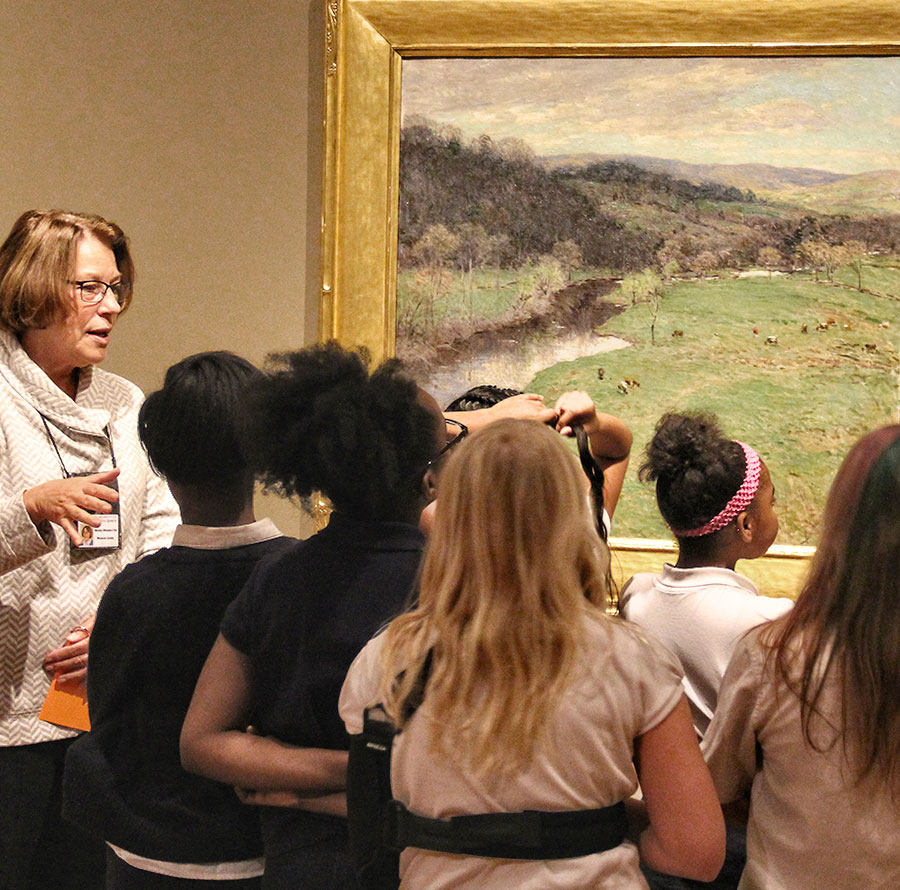 school tour group