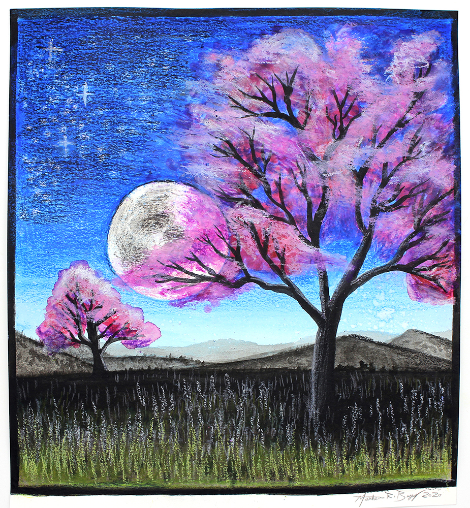 Japanese Cherry Tree Painting