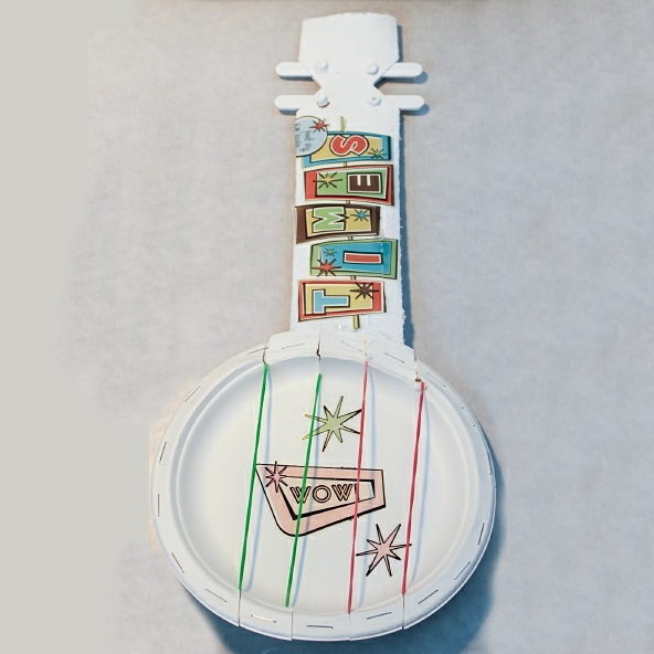 Paper Plate Guitar