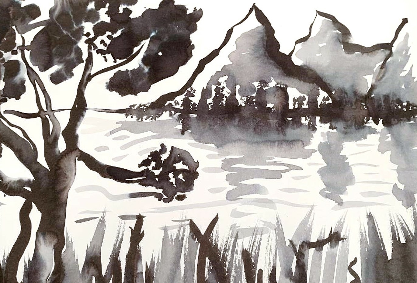 Ink wash 2025 techniques