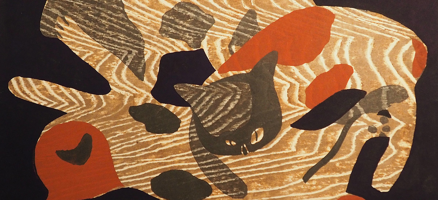 Saitō Kiyoshi (Japanese, 1907–1997), Cats, 1953