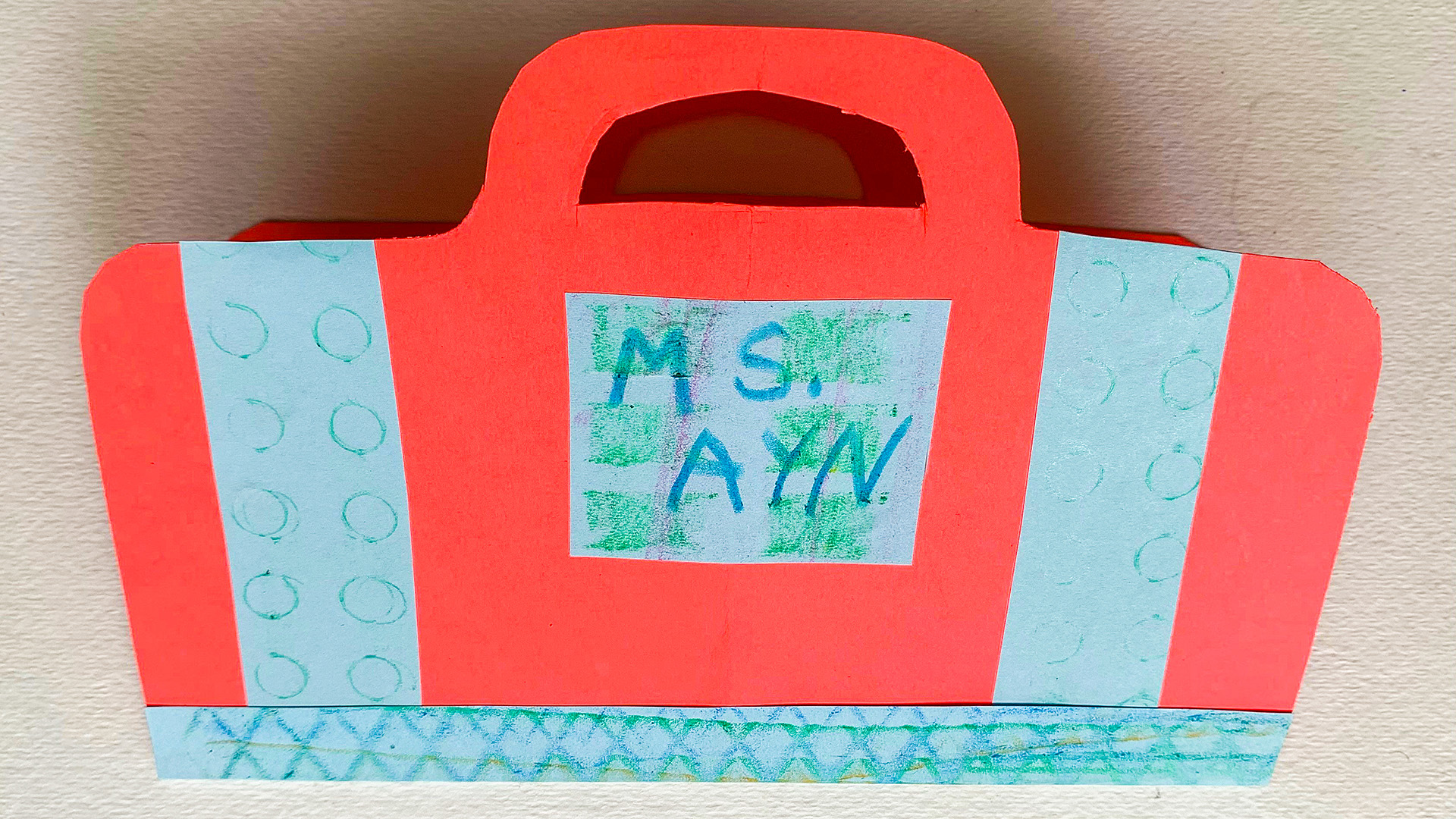 Embossed Suitcase Dayton Art Institute