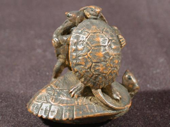 This week's featured artwork is by unknown artist (Japanese), Netsuke, date unknown, wood.