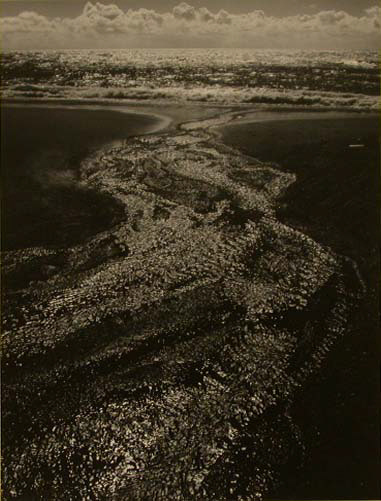 This week's featured artwork is the photograph Ocean, Rodeo Lagoon, California by Ansel Adams