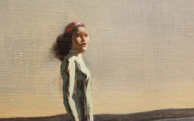Woman in Green Sweater