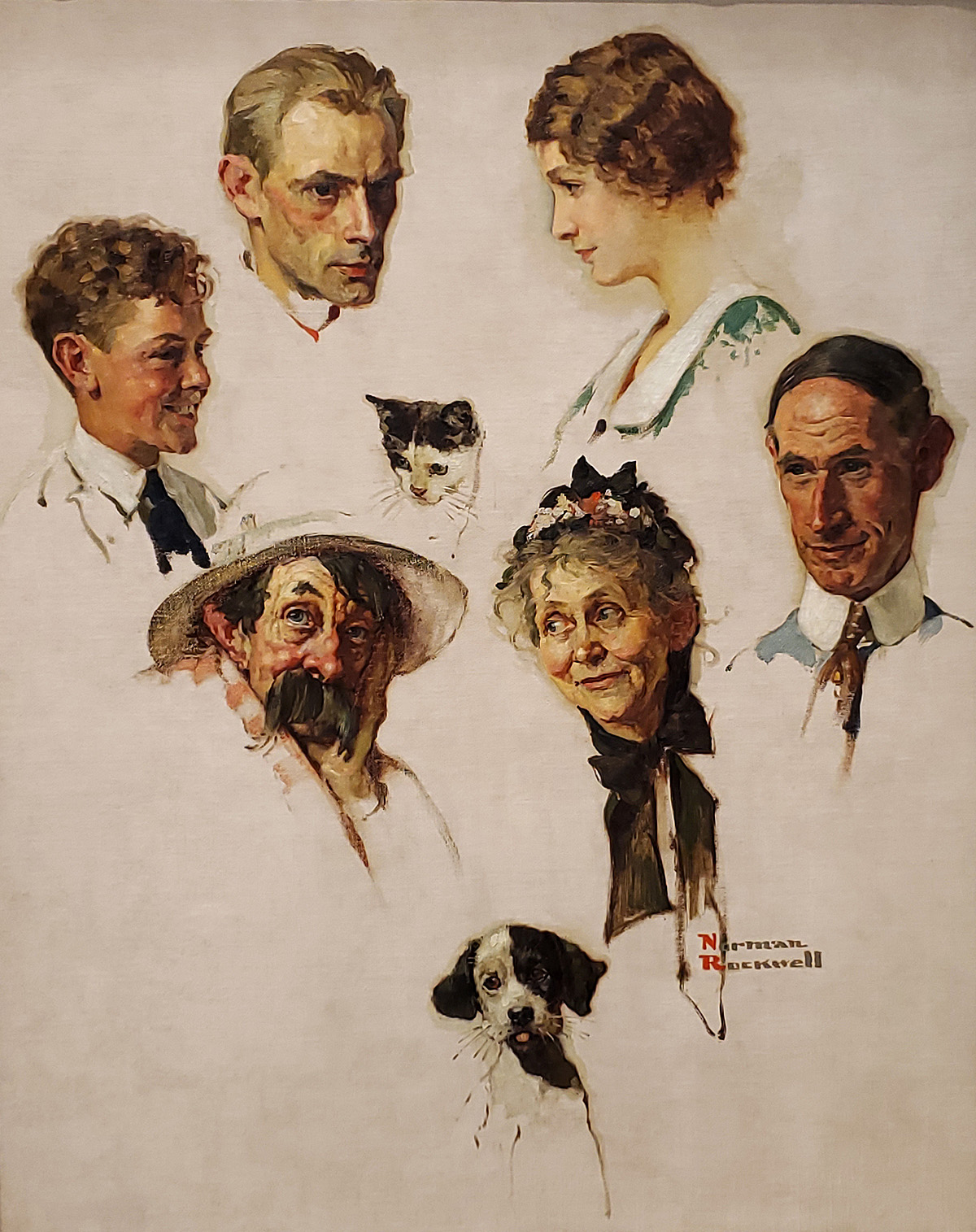 The featured artwork for this lesson is Norman Rockwell's People We All Like, painted in 1930.