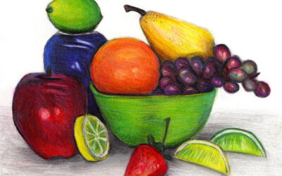 Colorful Fruit Still Life