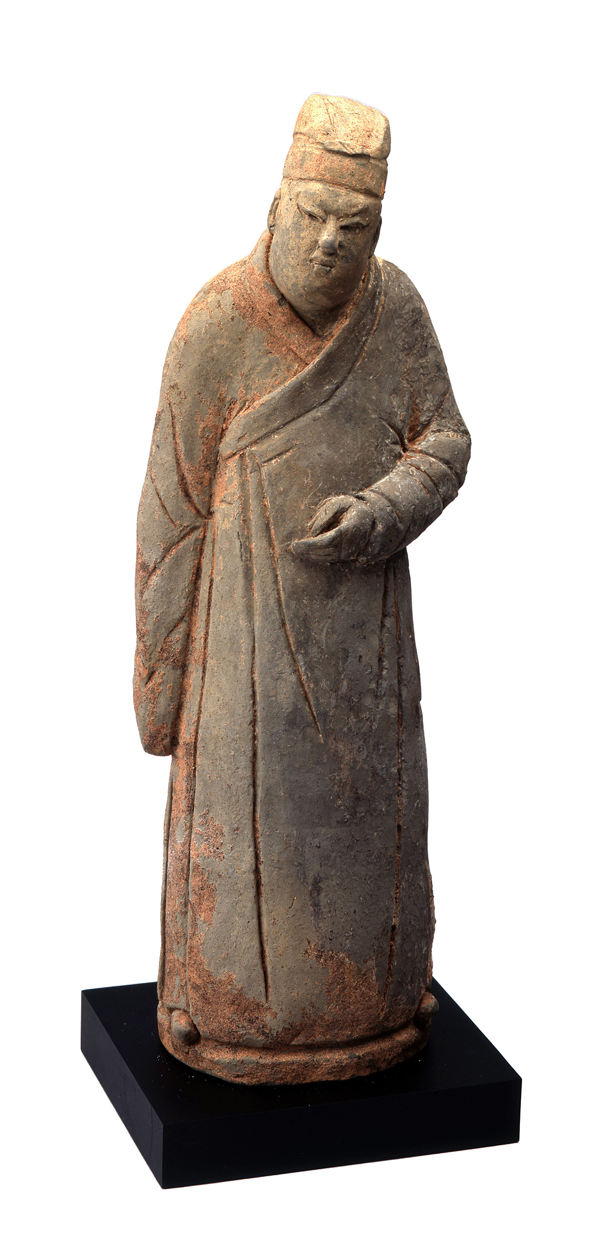 Shown is this month's featured artwork, a Chinese Court Official from the Northern Song dynasty, created in the 11th-12th century