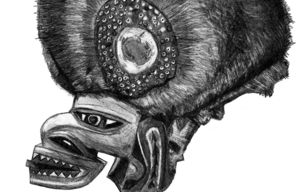 Melanesian Mask Drawing