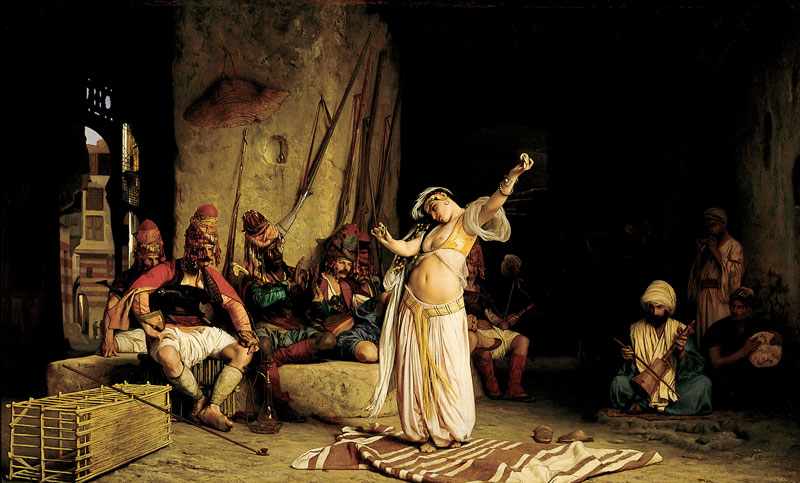 Shown is the July 2022 Object of the Month, Jean-Léon Gérôme's The Dance of the Almeh, painted in 1863.