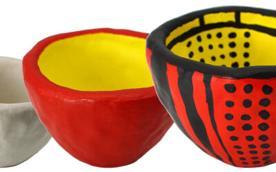 Pop Art Pinch Pot