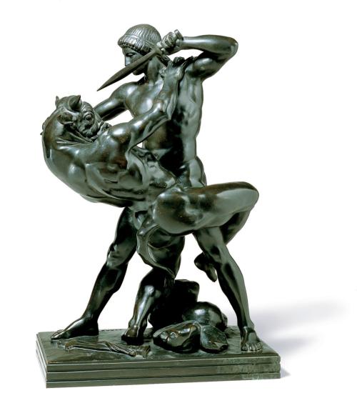 Theseus Fighting the Minotaur